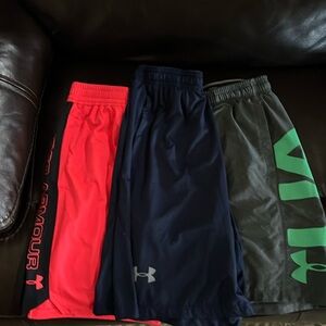 3 pair under armour shorts medium